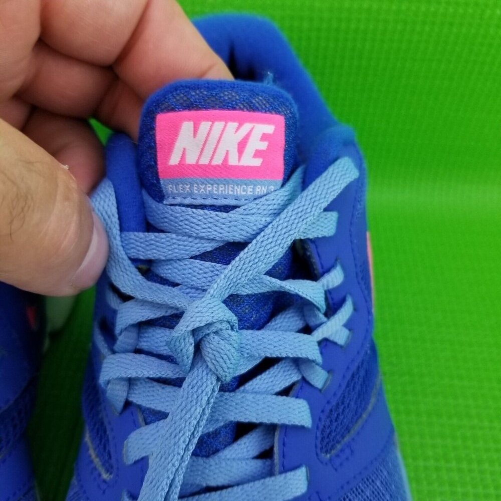 ✅Nike Women's Flex Experience RN 3 652853-401 Blue Pink Running Shoes Size 8 - Picture 16 of 16